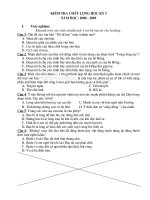 đề KT học kì Văn 8