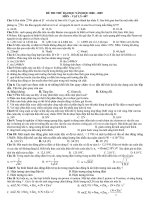 Đề thi thử ĐH số 3(Rất hay)