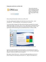 Những hình ảnh đầu tiên của Office 2010