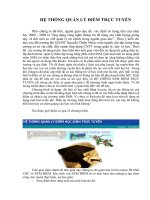 Tham khảo HỆ THỐNG QUẢN LÝ ĐIỂM TRỰC TUYẾN