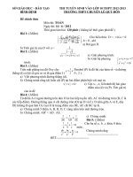 ĐỀ THI TUYỂN SINH VÀO LỚP 10 THPT NĂM 2012-2013 TRƯỜNG THPT CHUYÊN LÊ QUÝ ĐÔN MÔN TOÁN