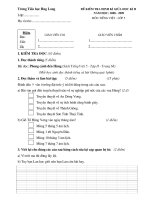 Giua ki IILop 5 môn Toán + TV