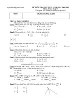 Kiểm tra toán 8 (HKII-đề 14)