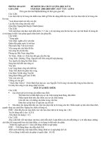 ĐỀ KTCL VAN 8 KÌ II (2008-2009)