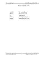 Báo cáo thực tập tại Bộ Kế hoạch và Đầu tư