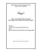 Bìa BCTT-UBND huyện khen