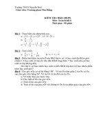 Đề tham khảo thi HKII Toán L6 (4)