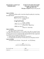 Đề thi tuyển sinh lớp 10 THPT năm học 2010 môn NGỮ VĂN – Sở giáo dục đào tạo TỈNH ĐẮK NÔNG