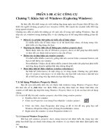 Đề tài: Khảo sát về Windows