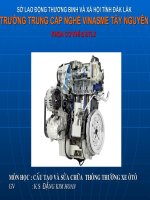 BÀI GIẢNG CT&SC THÔNG THƯỜNG Ô TÔ