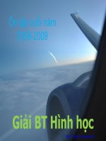 Ôn tập cuối năm hình 9