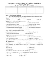 Đề kiểm tra vào lớp 6 năm học 2009- 2010 trường THCS Nguyễn Thiện Thuật - Khoái Châu - hưng Yên
