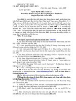 Chương trình công tác Hội và phong trào Thanh niên 2009