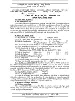 Tổng kết Công đoàn 2006-2007