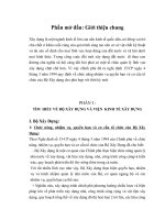 TÌM  HIỂU VỀ PHÒNG KINH TẾ ĐÔ THỊ