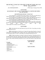 ĐIỀU LỆ TRƯƠNG PTDT NỘI TRU