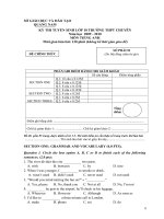 Đề thi chuyên Quảng Nam 2009- Gốc