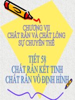 Chất rắn kết tinh