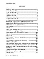 Phương Hướng và Giải pháp phát triển dịch vụ Logistics tại công ty