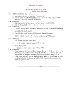 ĐỀ THI THỬ ĐẠI HỌC CAO ĐẲNG 2012 MÔN TOÁN ĐỀ SỐ 82