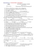 ĐỀ THI MẪU ĐHCĐ MÔN LÝ năm 2009 M06.doc