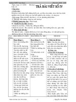 Tiết 54 Trả bài viết số 4