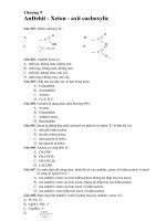 ÔN TẬP LỚP 11 CHƯƠNG 9