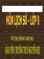 Tiết 40.Phong trào kháng chiến chống Pháp trong những năm cuối tK XIX