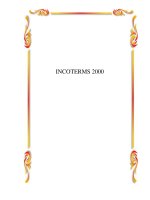 INCOTERMS 2000 