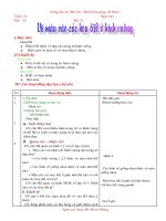 Giáo án MT lớp 1: bài 14