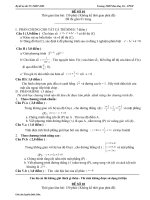 Đề ôn thi TN THPT - Đề 01 và 02