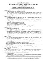 DE THI TUYEN 10 CHUYEN HOA (VI)