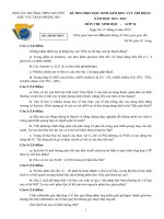 ĐỀ THI CHỌN HỌC SINH GIỎI KHU VỰC MỞ RỘNG NĂM HỌC 2011- 2012 MÔN SINH HỌC LỚP 10