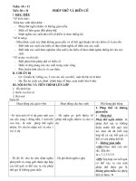 Phép thử và biến cố