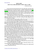 Thong diep nhan ngay phong chống AIDS