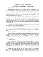 SKKN Một Số Giải Pháp Tổ Chức Hoạt Động GDNGLL  THCS