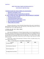  PHÂN TÍCH HOẠT ĐỘNG KINH DOANH CỦA NGÂN HÀNG THƯƠNG MẠI