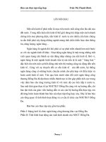 Tình hình hoạt động sản xuất kinh doanh của NHCT Đống Đa