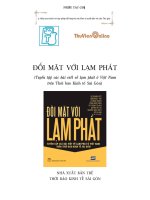 Đối mặt với lạm phát 
