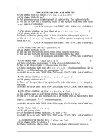 Ôn thi vào 10 ( các bài toán về phương rình bậc 2 một ẩn)