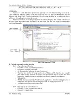 HƯỚNG dẫn sử DỤNG NHANH VISUAL c++ 6 0 
