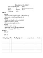 Giáo án & hồ sơ thực tập