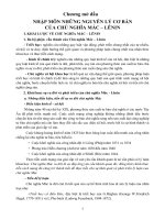 Chủ nghĩa mac  lênin 