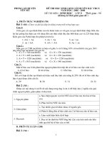 Đề thi HSG Sinh Học 9 Yên Mỹ _ 05-06
