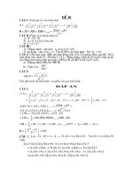 Đề 10/ đáp án ôn tập vào THPT 2009-2010