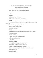 ĐỀ KIỂM TRA MÔN MỸ THUẬT, HỌC KỲ II, LỚP 8 Đề số 2