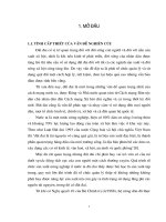 Nghiên cứu thực trạng quá trình tập trung ruộng đất tại huyện chương mỹ, tỉnh hà tây 