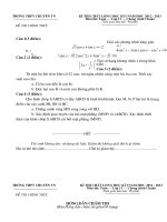 ĐỀ THI CHẤT LƯỢNG HỌC KỲ I NĂM HỌC 2012-2013 TRƯỜNG THPT CHUYÊN THÁI NGUYÊN MÔN TIẾNG ANH CHƯƠNG TRÌNH CHUẨN VÀ NÂNG CAO