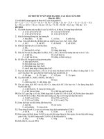 ĐỀ THI THỬ TUYỂN SINH ĐẠI HỌC, CAO ĐẲNG NĂM 2009 Môn thi : HOÁ