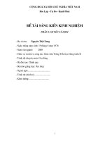 Kinh nghiệm tổ chức vận động phụ họa